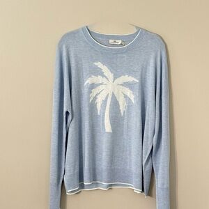 Vineyard Vines Blue and White Crew Neck Sweater